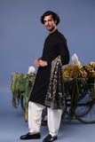 Kashif Black Kurta Set