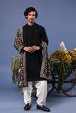 Kashif Black Kurta Set