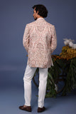 Idrees Kashmiri Multi Coloured Jodhpuri Set