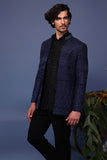 Hifa Navy Blue Jodhpuri Set