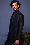 Kush Navy Blue Jodhpuri Set