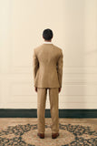 Taupe Double-Breasted Men’s Suit