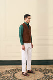 Rust Brown Corduroy Vest