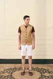 Camel Utility Cotton Waistcoat