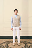Sand Beige Cotton Vest