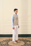 Sand Beige Cotton Vest