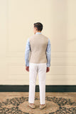 Sand Beige Cotton Vest