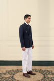 Navy Double-Breasted Blazer