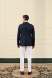 Navy Double-Breasted Blazer
