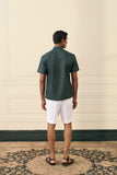 Emerald Embroidered Resort Shirt