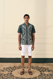 Emerald Embroidered Resort Shirt
