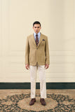 Camel Wool Patch Pocket Blazer