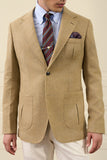 Camel Wool Patch Pocket Blazer