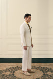 Ivory Seersucker Single-Breasted Suit