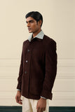 Chocolate Brown Corduroy Shacket