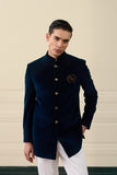 Midnight Velvet Bandhgala