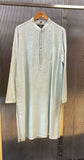 Candy Green Silk Base kurta with Sequence emboridery