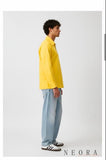 Ivory-Mango Yellow Zip Shirt