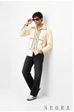 Ivory-Tuscan Red Flap Shirt
