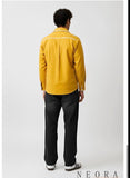 Mango Yellow-Ivory Flap Shirt