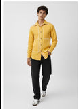 Mango Yellow-Ivory Flap Shirt