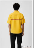 Mango Yellow-Tuscan Red Stripe Shirt