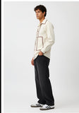 Ivory-Tuscan Red Flap Shirt