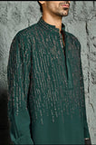 Mehfil Green Embroidered Kurta Set