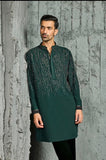 Mehfil Green Embroidered Kurta Set