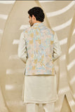 Off-white Serene Garden Waistcoat set
