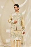 Beige Tropica Waistcoat Set