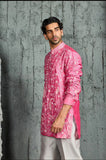 Gulnaar Pink Kurta Setv