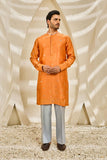 Burnt Orange Bloom Waistcoat Set
