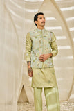 Mint Serene Garden Waistcoat set