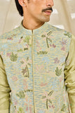 Mint Serene Garden Waistcoat set