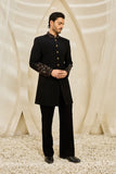 Black Veil Indowestern Set