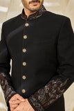 Black Veil Indowestern Set