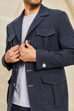 Midnight Blue Hunter Coat Set