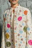 Ivory Bloom Jacket Set