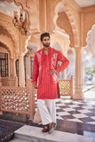 Snow Kissed Kurta Jacket Set