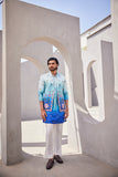 Icy Twilight Kurta Jacket Set