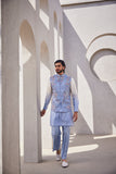 Frosted Blaze Kurta Jacket Set