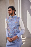 Frosted Blaze Kurta Jacket Set