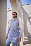 Frosted Blaze Kurta Jacket Set