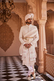 Royal Snowfall Sherwani