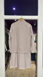 Bandi Kurta Set with Floral Chikankari and Moti Details