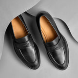 BLACK JAVA MOCCASINS