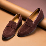 BROWN JAVA MOCCASINS