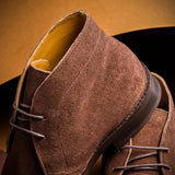 CHOCOLATE CORD BOOTS