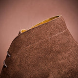 CHOCOLATE CORD BOOTS
